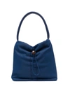 Staud Felix Nylon Shoulder Bag In Blau