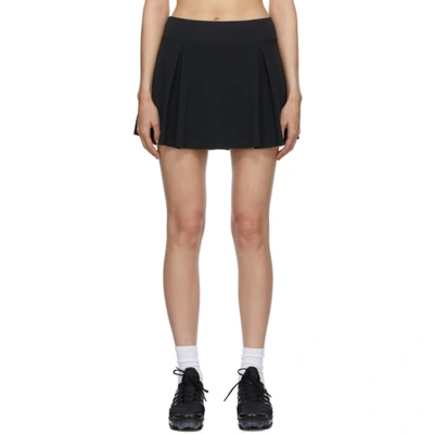 Nike Black Club Sport Skirt In 010 Black/black