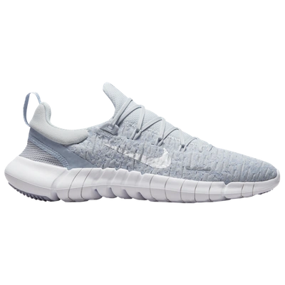 Nike Women's Free Run 5.0 Running Sneakers From Finish Line In Platinum/silver-tone