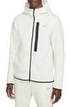 Nike Men's  Sportswear Tech Fleece Full-zip Hoodie In White