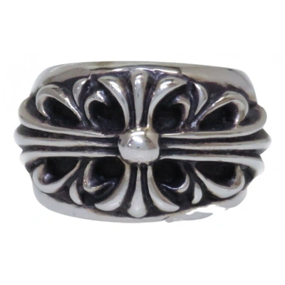 Pre-owned Chrome Hearts Silver Ring