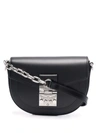 Mcm Patricia Leather Crossbody Bag In Black