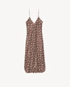 Nili Lotan Printed Short Cami Dress In Rust Floral