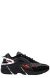 Raf Simons Cylon Low-top Sneakers In Black,red