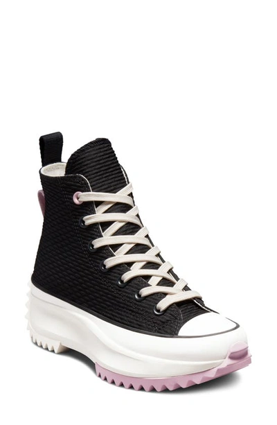 Converse Chuck Taylor® All Star® Run Star Hike High Top Platform Sneaker In Black