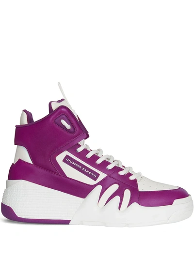 Giuseppe Zanotti Talon High-top Sneakers In White