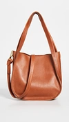 Madewell Sydney Shoulder Bag In Burnished Caramel