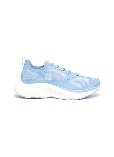 Apl Athletic Propulsion Labs Streamline' Cloud Print Lace Up Sneakers In Sky Blue / Tie Dye