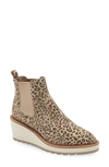 Cecelia New York Gemma Boot In Snow Leopard Suede