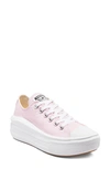 Converse Chuck Taylor® All Star® Move Low Top Platform Sneaker In Pink Foam/ White/ White