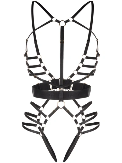 Bordelle Ula Bondage Harness In Black