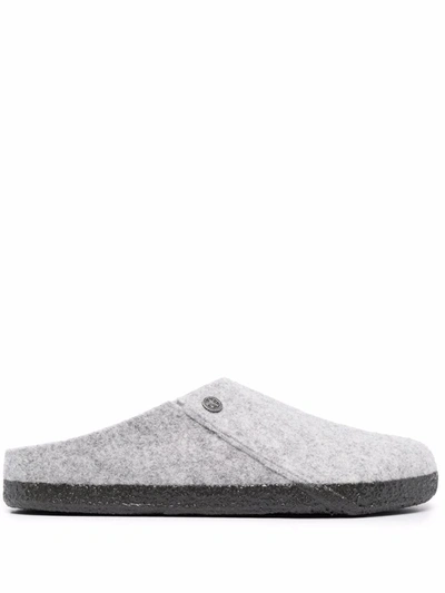 Birkenstock Felted Closed-toe Loafers In Light Grey