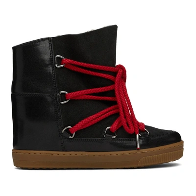 Isabel Marant Black Nowles Ankle Boots