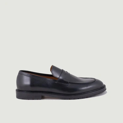 Anthology Paris 7396 Leather Loafers Polido Noir  In Black