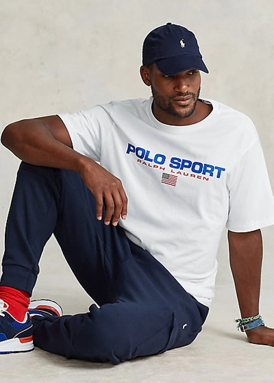Polo Ralph Lauren Polo Sport Jersey T-shirt In Polo Black