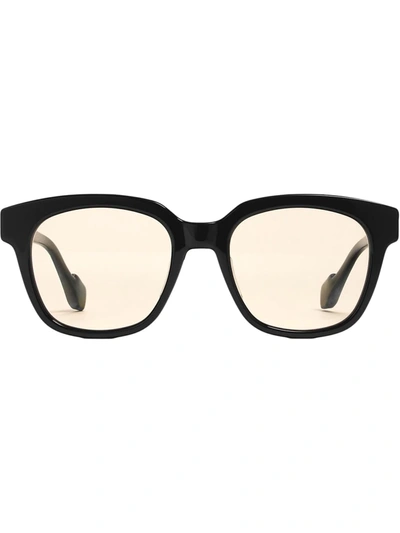 Gentle Monster South Side N 01(brg) Square-frame Sunglasses In Black/brown Gradient