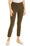 Vince Stitch-front Seam Leggings In 395mnp-mineral Pine