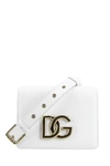 Dolce & Gabbana Dg Millennials Leather Belt Bag In Bianco Ottico