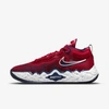 Nike Air Zoom G.t. Run Basketball Shoes In Sport Red/white/blue Void