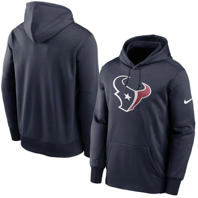 Nike Men's  Therma Prime Logo (nfl Houston Texans) Menâs Pullover Hoodie In Navy