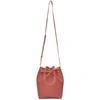 Mansur Gavriel Pink Saffiano Mini Bucket Bag