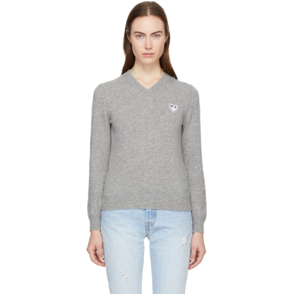 comme des garcons v neck sweater