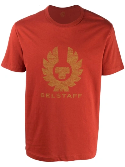 Belstaff Coteland 2.0 T-shirt Colour: Red Ochre/harvest Gold In Rot