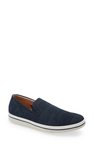 Johnston & Murphy Men's Trenton Knit Slip-on Shoes Men's Shoes In Navy