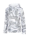 Adidas Originals Kids' Adidas Little Boys Warp Camo All Over Print Pullover Hoodie In White
