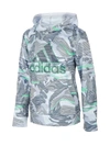 Adidas Originals Kids' Big Boys Warp Camo All-over Print Pullover Hoodie In Halo Silver