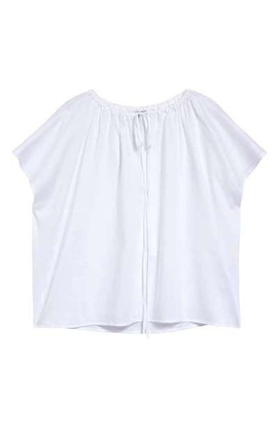 Totême Drape Cover-up Tunic In Off-white