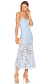 Nbd Brielle Lace Midi Dress In Periwinkle