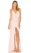 Lovers & Friends Xael Gown In Rose