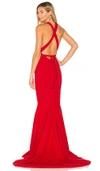 Red Stretch Crepe