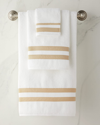 Matouk Marlowe Hand Towel In Linen