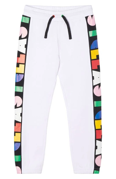 パンツ STELLA MCCARTNEY COTTON FLEECE JOGGING PANTS WITH LOGO Stella Mccartney Kids' Side Logo Organic Cotton Joggers In