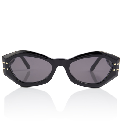 Dior Signature B1u Sunglasses In Black/grey