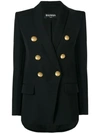 Balmain Classic Double-breasted Blazer In Black