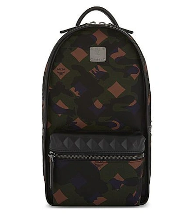 Mcm Dieter Camo Print Backpack