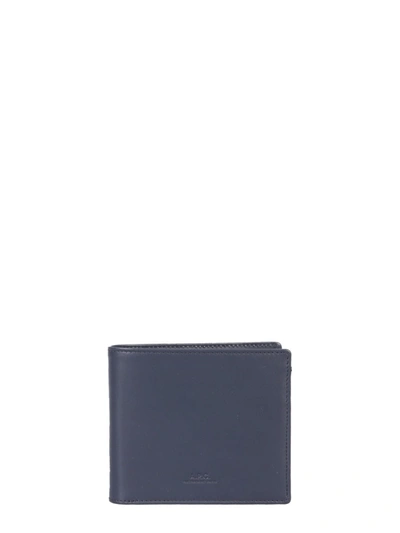 A.p.c. Aly Wallet In Blue