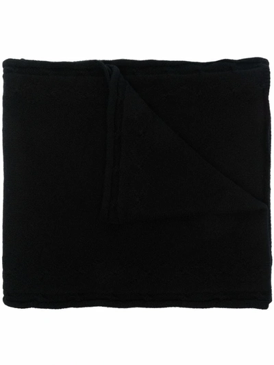 Billionaire Long Cashmere Scarf In Schwarz