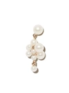 Sophie Bille Brahe Petite Celli Freshwater Pearl Single Drop Earring In Gold