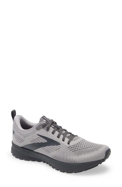 Brooks Men's Ghost 15 Running Sneakers From Finish Line In Alloy/primer Grey/oyster