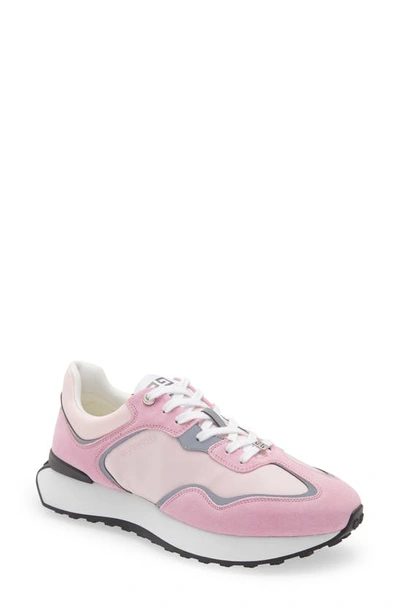 Givenchy Men's Giv Mix-leather Runner Sneakers In Baby Pink