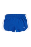 Nike Kids' Dri-fit Tempo Shorts In Game Royal/ White/ White