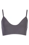 Commando Butter Bralette In Graphite