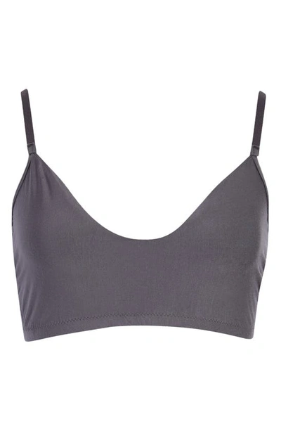 Commando Butter Bralette In Graphite