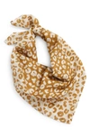 Madewell Bandana In Dried Cedar Spot Dot