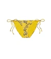 Tory Burch Floral Print String Bikini Bottoms In Lyonnaise Floral