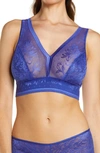 Wacoal Net Effect Bralette In Clematis Blue